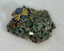 Load image into Gallery viewer, Epidote Display with Blue Lapis Spiderling
