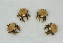 Load image into Gallery viewer, "Albert" Hand Made Caramel Fuzzy Jumping Spider
