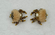 Load image into Gallery viewer, "Albert" Hand Made Caramel Fuzzy Jumping Spider
