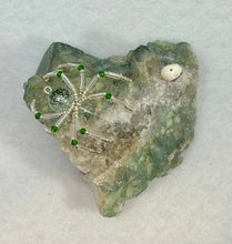 Load image into Gallery viewer, Green Fluorite with Green Phantom Quartz Spiderling
