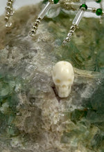 Load image into Gallery viewer, Green Fluorite with Green Phantom Quartz Spiderling
