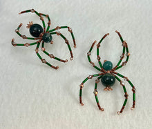 Load image into Gallery viewer, Beaded Indian Jasper Spider

