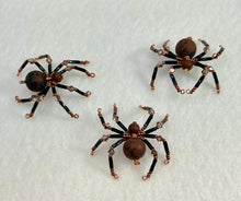 Load image into Gallery viewer, Beaded Mahogany Obsidian Spiderling
