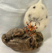 Load image into Gallery viewer, Beaded Orange Dream Jasper Spiderling
