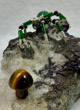 Load image into Gallery viewer, Peacock Ore Display with Ruby in Zoisite Spiderling
