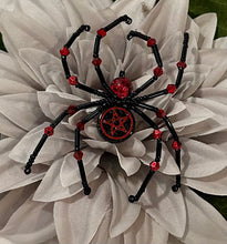 Load image into Gallery viewer, Beaded Pentagram Spider
