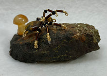 Load image into Gallery viewer, Pyrite with Tiger's Eye Spiderling
