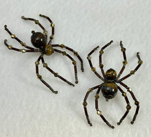 Load image into Gallery viewer, Beaded Tiger's Eye Spider

