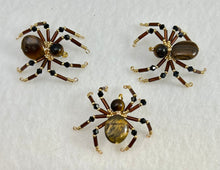 Load image into Gallery viewer, Beaded Tiger's Eye Spiderling
