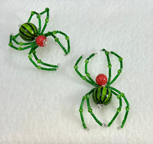 Load image into Gallery viewer, Beaded Watermelon Spider
