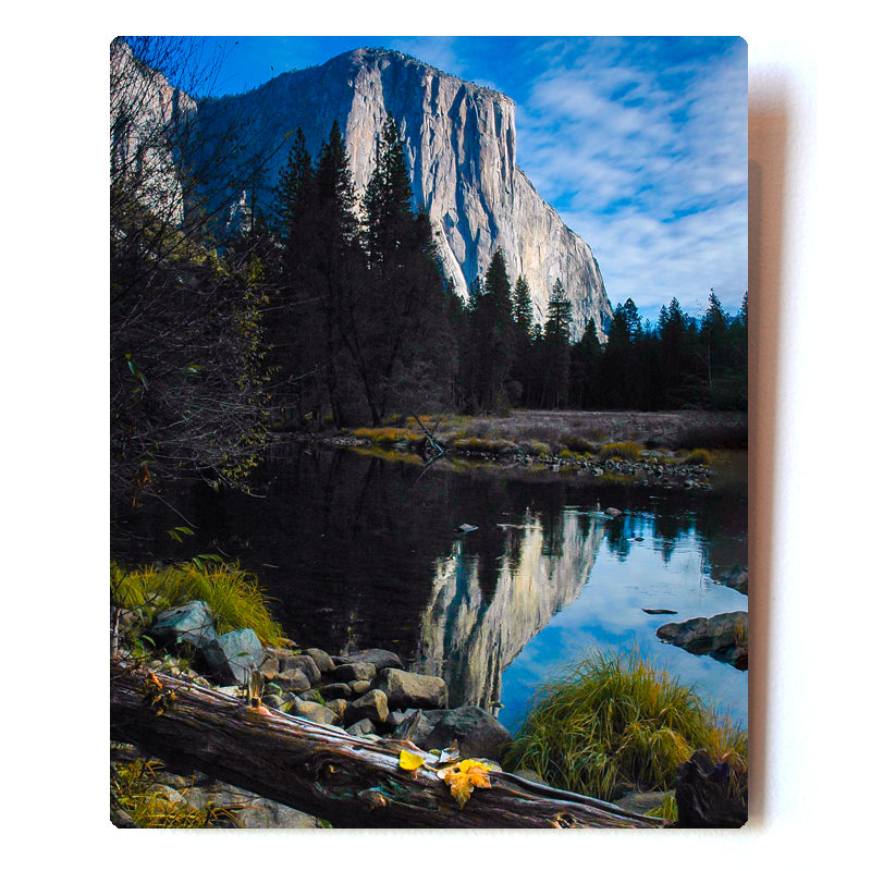 8 X 10 Metal Print El Capitan Reflection, Yosemite Valley
