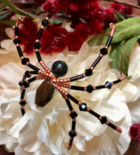 Load image into Gallery viewer, Beaded Faceted Jasper Spider

