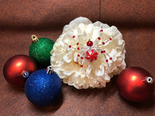 Load image into Gallery viewer, Beaded Peppermint Christmas Spider
