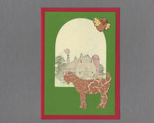 Load image into Gallery viewer, Handmade Custom&nbsp;Large Animal Billie the Goat&nbsp;Blank Greeting Card
