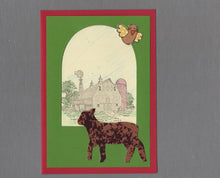 Load image into Gallery viewer, Handmade Custom&nbsp;Large Animal Lambert the Sheep or Lamb Blank Greeting Card
