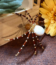 Load image into Gallery viewer, Beaded Flat Jasper Spider
