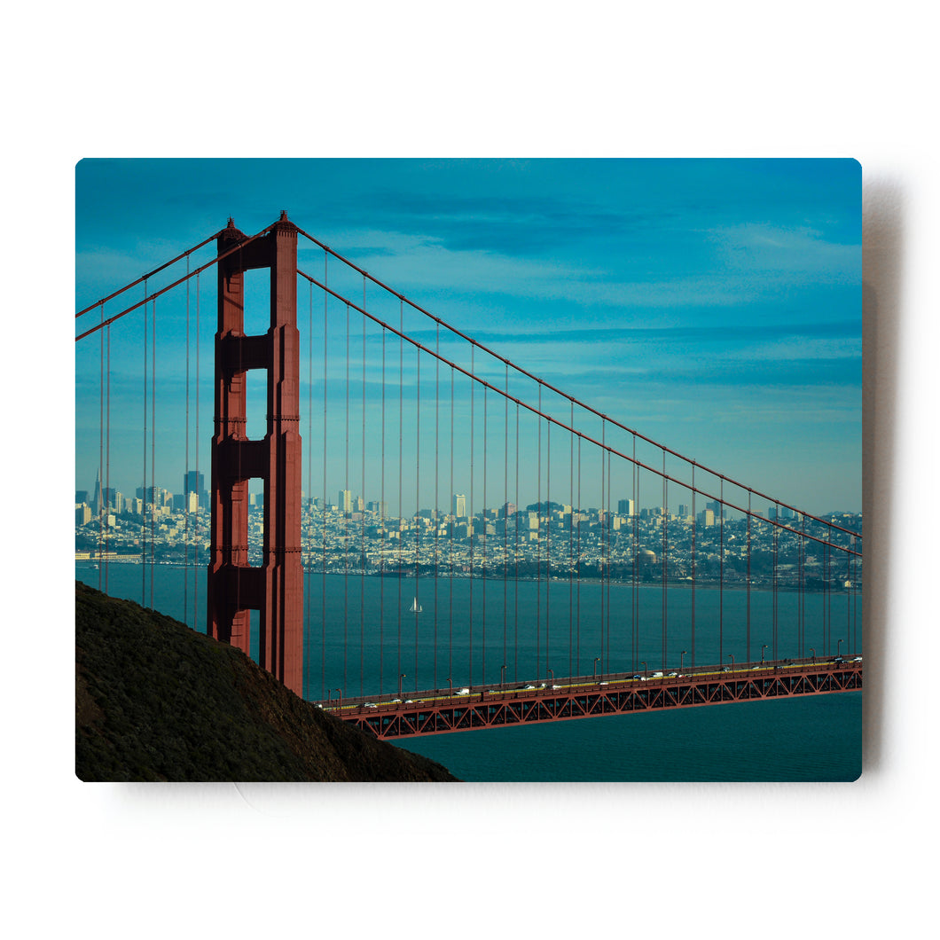 8 X 10 Photographic Metal Print The Iconic Golden Gate Bridge