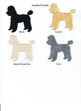 Load image into Gallery viewer, Handmade Custom Standard Poodle Dog Blank Greeting Card
