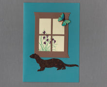 Load image into Gallery viewer, Handmade Custom&nbsp;Small Animal Freddie the Ferret&nbsp;Blank Greeting Card
