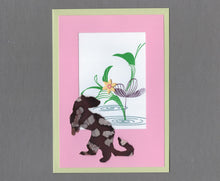 Load image into Gallery viewer, Handmade Custom&nbsp;Small Animal Fritz the Ferret Blank Greeting Card
