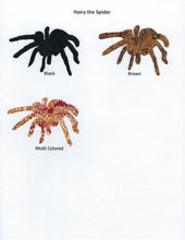 Load image into Gallery viewer, Handmade Custom Small Animal Hairy the Spider Blank Greeting Card
