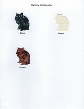 Load image into Gallery viewer, Handmade Custom Small Animal Hammie the Hamster Blank Greeting Card
