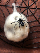 Load image into Gallery viewer, Beaded Snowflake Obsidian Spiderling
