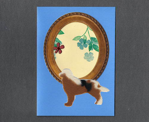 Handmade Custom Bernese Mountain Dog Dog Blank Greeting Card