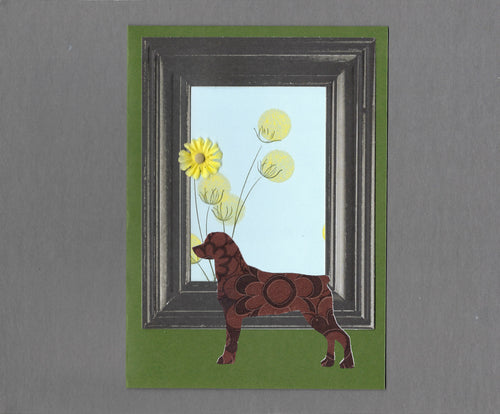 Handmade Custom Rottweiler Dog Blank Greeting Card